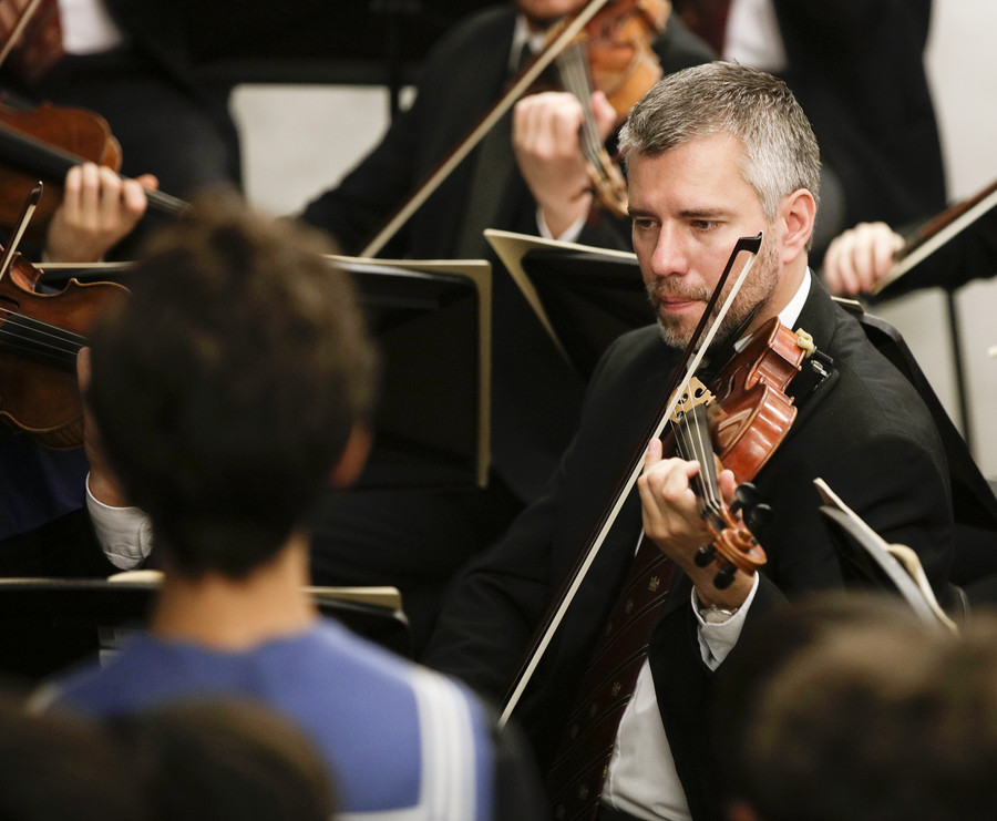 A choir boy and violinist of the Vienna Philharmonic Orchestra