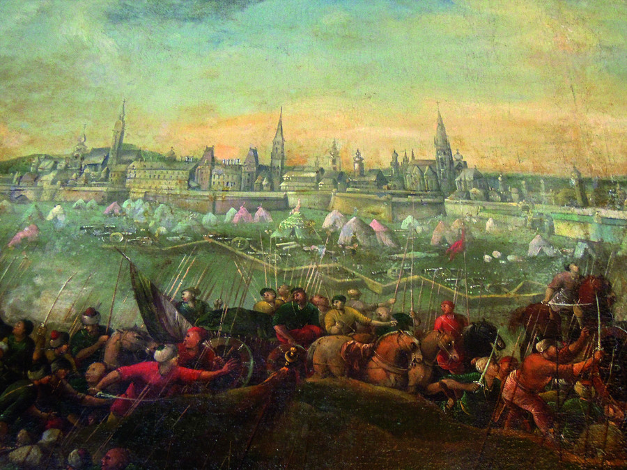 Ausschnitt aus einem Gemälde im Kaisersaal des Stiftes Heiligenkreuz © Florian Wieninger