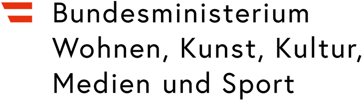 Logo Bundesministerium Wohnen, Kunst, Kultur, Medien und Sport